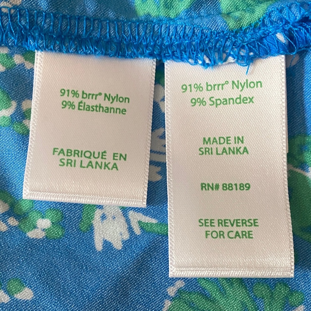 Lilly Pulitzer Blue and green coral reef Print Mini Dress - Picture 5 of 5